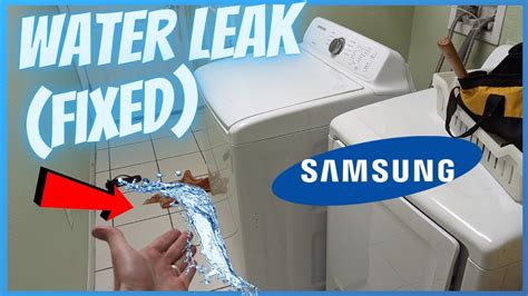 samsung washer leaking from bottom front|Practical guide to handling Samsung washer leaks